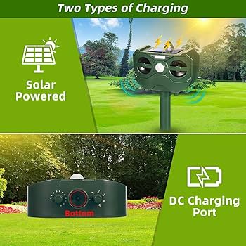 ソーラー超音波動物忌避剤 防水 猫抑制 屋外 LED点滅 撃退 猫 犬 鹿 81cg3Ad+Z1L._UF1000,1000_QL80_.jpg